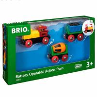 Залізниця Brio Товарний потяг на батарейках, 3 елементи Фото