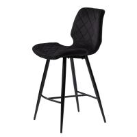 Кухонный стул Concepto Diamond напівбарний чорний Фото