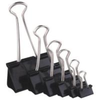 Биндер металлический H-Tone 41 мм, 12 шт, черные Фото