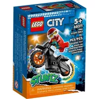 Конструктор LEGO City Stuntz Вогняний трюковий мотоцикл 11 деталей Фото