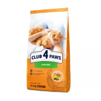 Сухий корм для кішок Club 4 Paws Преміум. Зі смаком курки 14 кг Фото