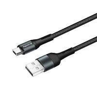 Дата кабель ColorWay USB 2.0 AM to Micro 5P 1.0m nylon black Фото