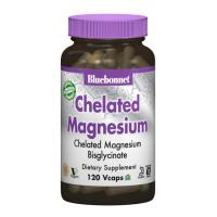 Минералы Bluebonnet Nutrition Хелатный Магний, Albion, 120 гелевых капсул Фото