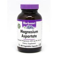 Мінерали Bluebonnet Nutrition Аспартат Магния 400 мг, Magnesium Aspartate, 100 Фото