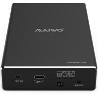 Карман внешний Maiwo 2*HDD 2.5" SATA/SSD up to 9.5mm USB3.1 GEN2 Type-C Фото