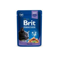 Вологий корм для кішок Brit Premium Cat Pouches with Cod Fish 100 г Фото