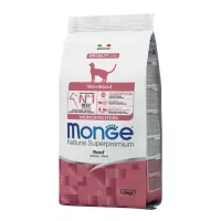 Сухий корм для кішок Monge Cat Sterilised з яловичиною 1.5 кг Фото