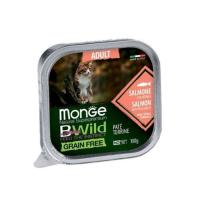 Паштет для кошек Monge BWild Grain Free Wet Salmon Adult Cat 100 г Фото