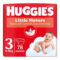 Підгузки Huggies Little Movers 3 (5-9 кг) Mega 78 шт Фото