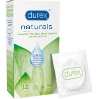 Презервативи Durex Naturals латексні з гелем-змазкою (тонкі) 12 шт. Фото