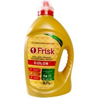 Гель для прання Frisk Color Преміальна якість для кольорових тканин 3.7 Фото