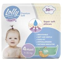 Подгузники Lolly Premium Soft Maxi 4 (9-15 кг), 30 шт Фото