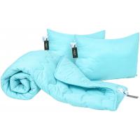 Одеяло MirSon Набор Eco-Soft Всесезонный 1697 Eco Light Blue Оде Фото