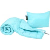 Одеяло MirSon Набор шерстяной №1676 Eco Light Blue Одеяло 220х24 Фото