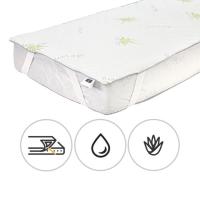 Наматрасник MirSon №1048 Alberto Тенсель (Modal) Aloe Vera 70х130 см Фото