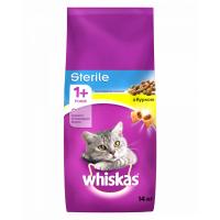 Сухий корм для кішок Whiskas для стерілізованих з куркою 14 кг Фото
