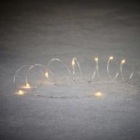 Гірлянда Luca Lighting Струна срібна 13 м теплий білий Фото