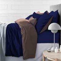 Постельное белье MirSon Сатин Premium Azure 0211+4052 2х160х220 Фото