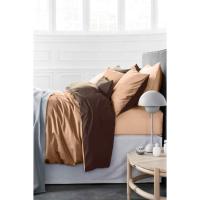 Постельное белье MirSon Сатин Premium Cappuccino 0165+0211 2х160х220 Фото
