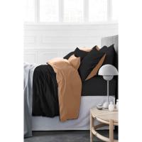 Постельное белье MirSon Сатин Premium Dark Coffee 0165+0055 143х210 Фото