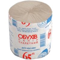 Туалетная бумага Обухів 65 м 1 слой 8 рулонов Фото