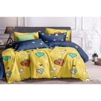 Простынь MirSon Сатин Premium 22-1137 Lamberto 180x220 см Фото