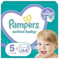 Подгузники Pampers Active Baby Размер 5 (11-16 кг) 64 шт Фото