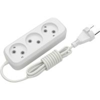 Сетевой удлинитель Electrum C-ES-1785 1.5m, 3 роз, white Фото