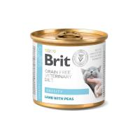 Консервы для кошек Brit GF VetDiets Cat Cans Obesity с ягненком и горохом 200 г Фото