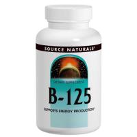 Вітамін Source Naturals Комплекс Вітамінів Групи B 125мг, 60 таблеток Фото