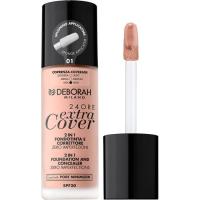 Тональная основа Deborah 24Ore Extra Cover SPF20 01 30 мл Фото