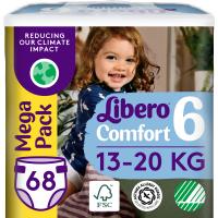 Подгузники Libero Comfort Розмір 6 (13-20 кг) 68 шт Фото
