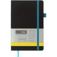 Книга записная Buromax Concept 125x195 мм 96 листов в клетку обложка из и Фото