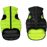 Курточка для тварин Airy Vest двостороння S 30 салатово-чорна Фото