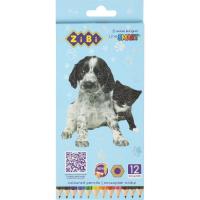Карандаши цветные ZiBi Dogs&Cats шестигранные 12 цветов Фото