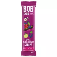 Цукерка Bob Snail Равлик Боб Яблуко Смородина страйп, 14 г Фото