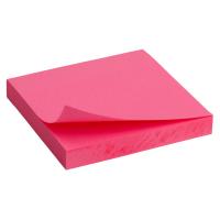 Папір для нотаток Axent з клейким шаром неоновий рожевий 75х75мм, 100 арку Фото