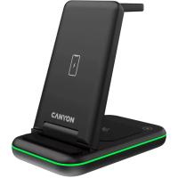 Зарядний пристрій Canyon WS- 304 Foldable 3in1 Wireless charger Фото