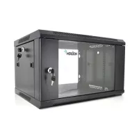 Шафа настінна Merlion 6U 19" 600*450*367 (Ш*Г*В)мм, black Фото