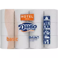 Туалетний папір Диво Бізнес Basic for Hotel 2 шари 24 рулони Фото