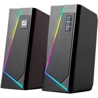 Акустична система Defender Solar 3 Bluetooth Light USB Black Фото
