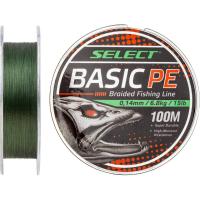 Шнур Select Basic PE 100m Dark Green 0.06mm 6lb/3kg Фото