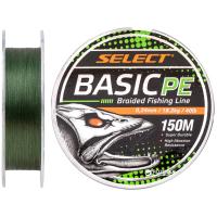 Шнур Select Basic PE 150m Dark Green 0.24mm 40lb/18.2kg Фото