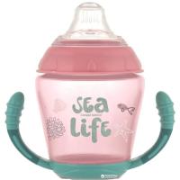 Поїльник-непроливайка Canpol babies з м'яким силіконовим носиком Sea Life рожевий 230 Фото