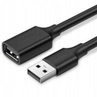 Дата кабель Ugreen USB 2.0 AM/AF 3.0m US103 Black Фото