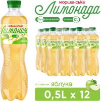 Напиток Моршинська соковмісний Лимонада зі смаком зі смаком Яблука 0. Фото