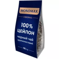 Чай Мономах 100% Цейлон Крупнолистовий 90 г Фото