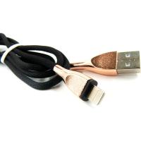 Дата кабель Dengos USB 2.0 AM to Lightning 1.0m black Фото
