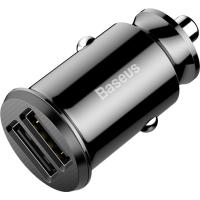 Зарядний пристрій Baseus Grain Car Charger USB-A Black Фото