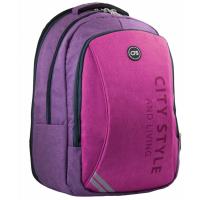 Рюкзак шкільний Cool For School 44x32x20 см 28 л Фиолетово-малиновий Фото